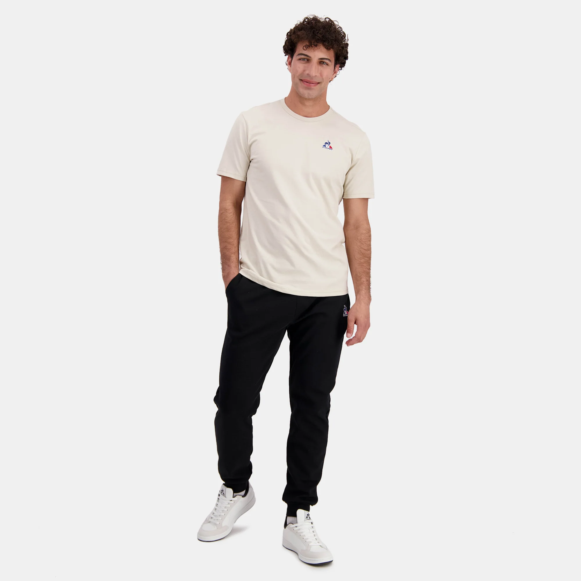 Pantalon Essentiel double face avec badge logo brodé - Image 5