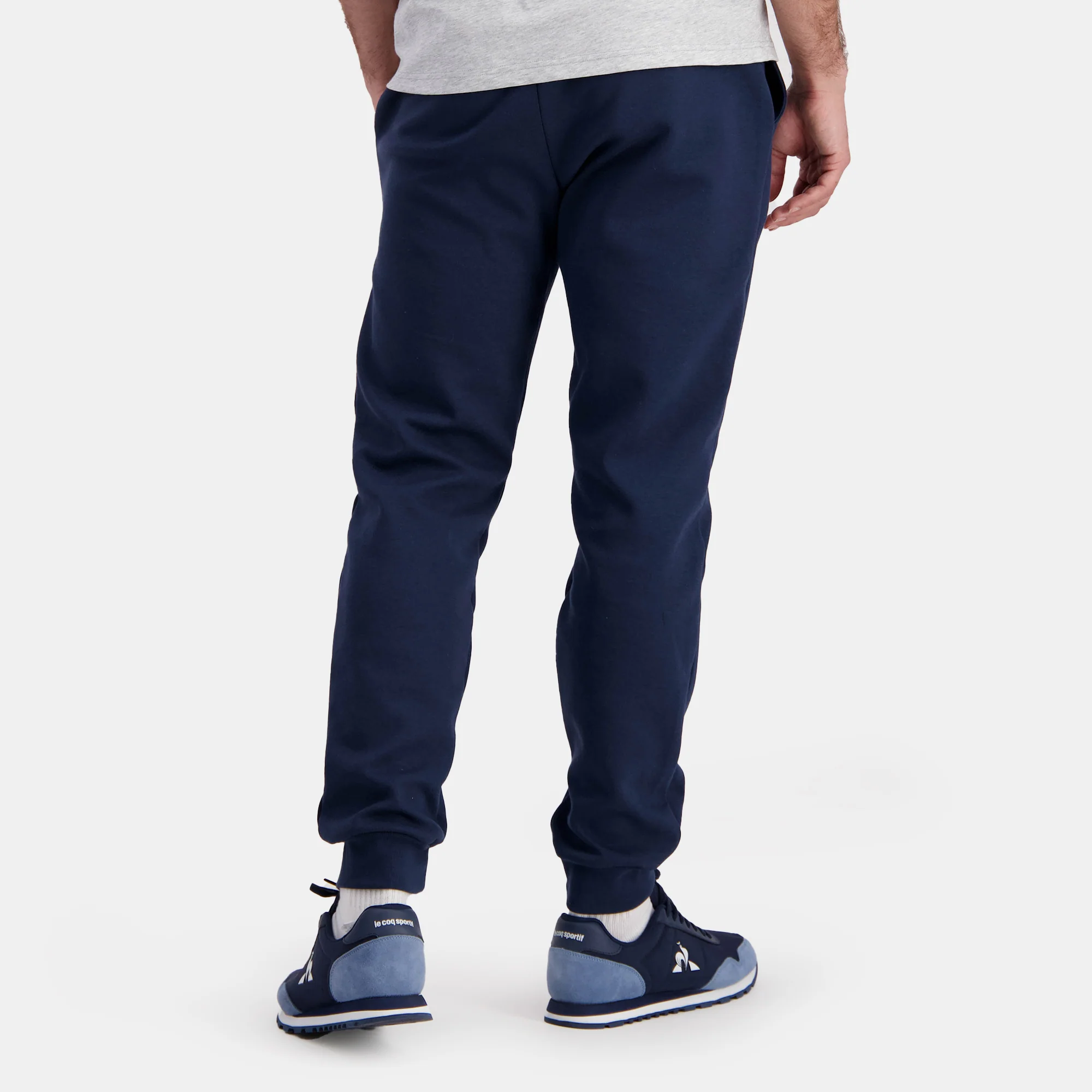 Pantalon Essentiel double face avec badge logo brodé - Image 4