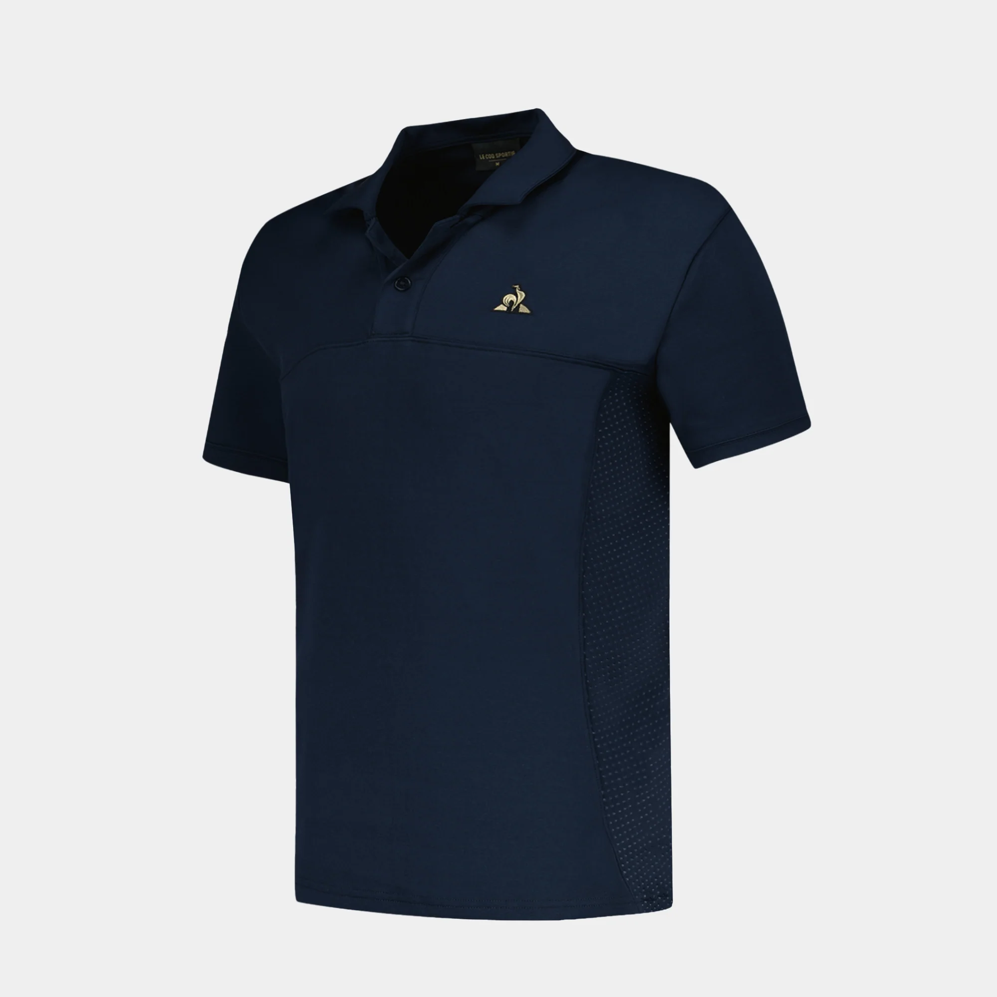Polo Coq d'Or double face avec empiècements côtés texturés - Image 7