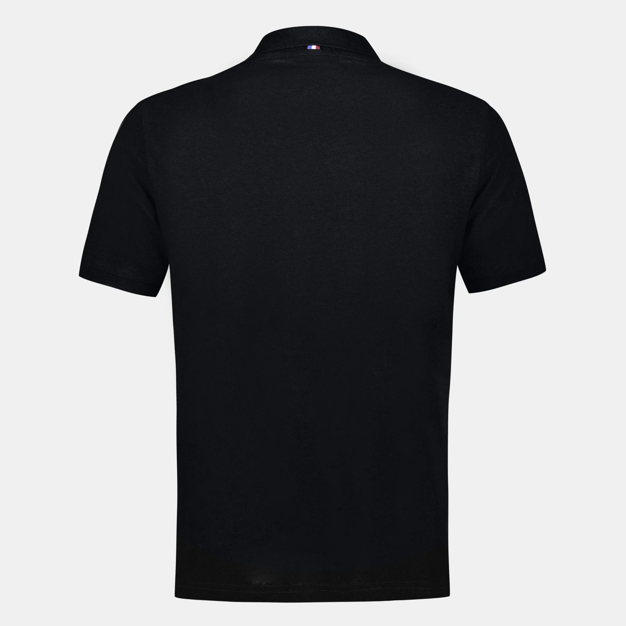 Polo Essentiel effet piqué en jersey de coton avec logo bordé ton sur ton - Image 3