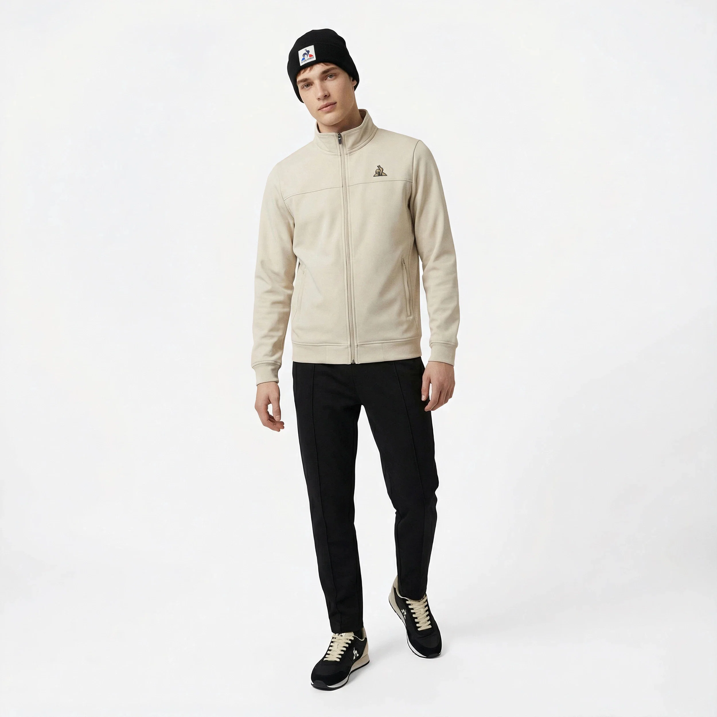 Veste zippée Coq d'or double face avec empiècements texturés - Image 6