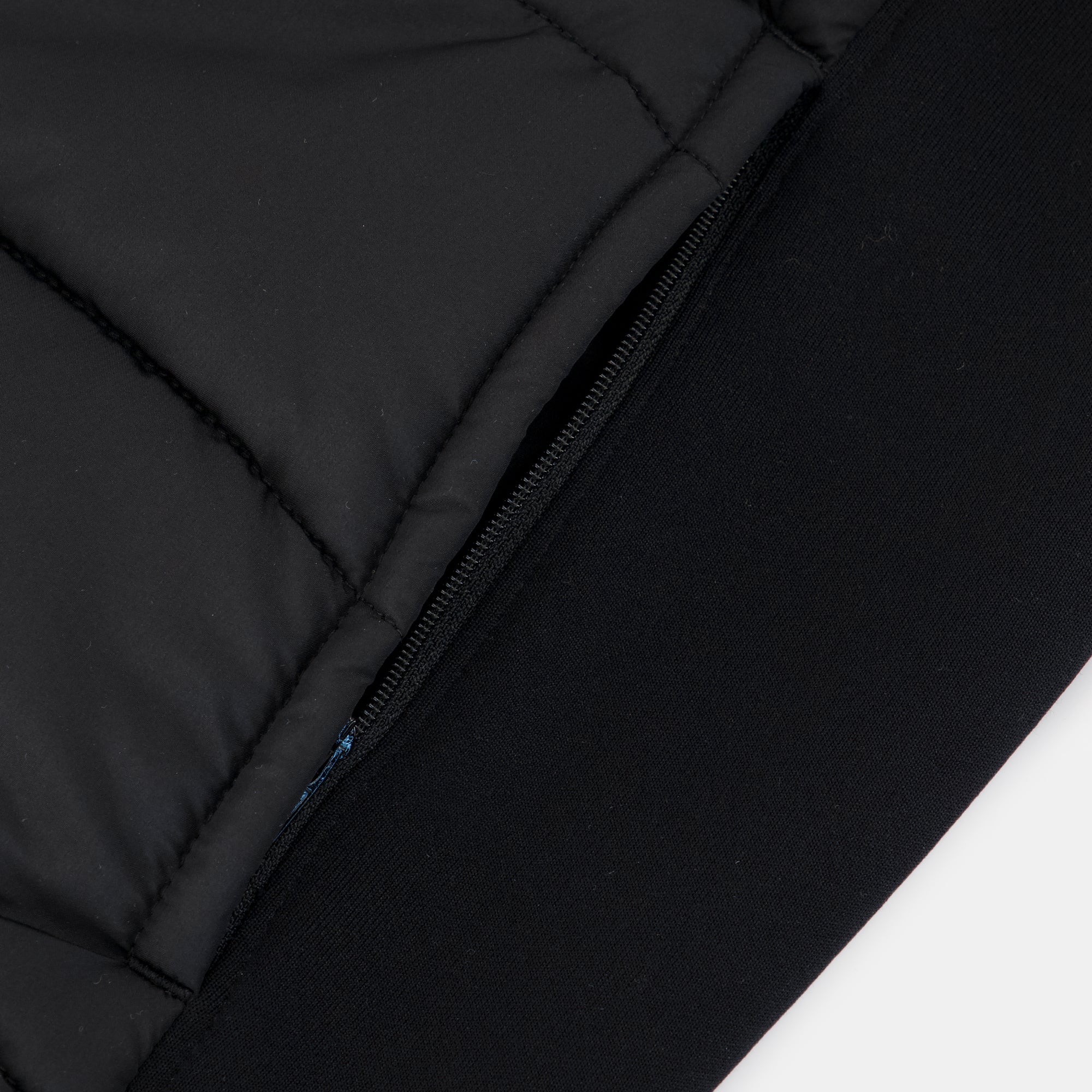 Veste Coq d'or bi-matière matelassée avec manches et empiècements en double face - Image 8
