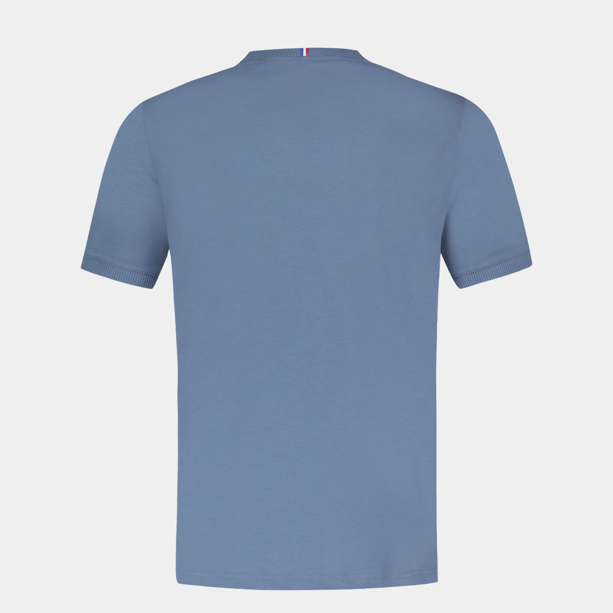T-shirt Essentiel en jersey de coton avec logo brodé ton sur ton - Image 3