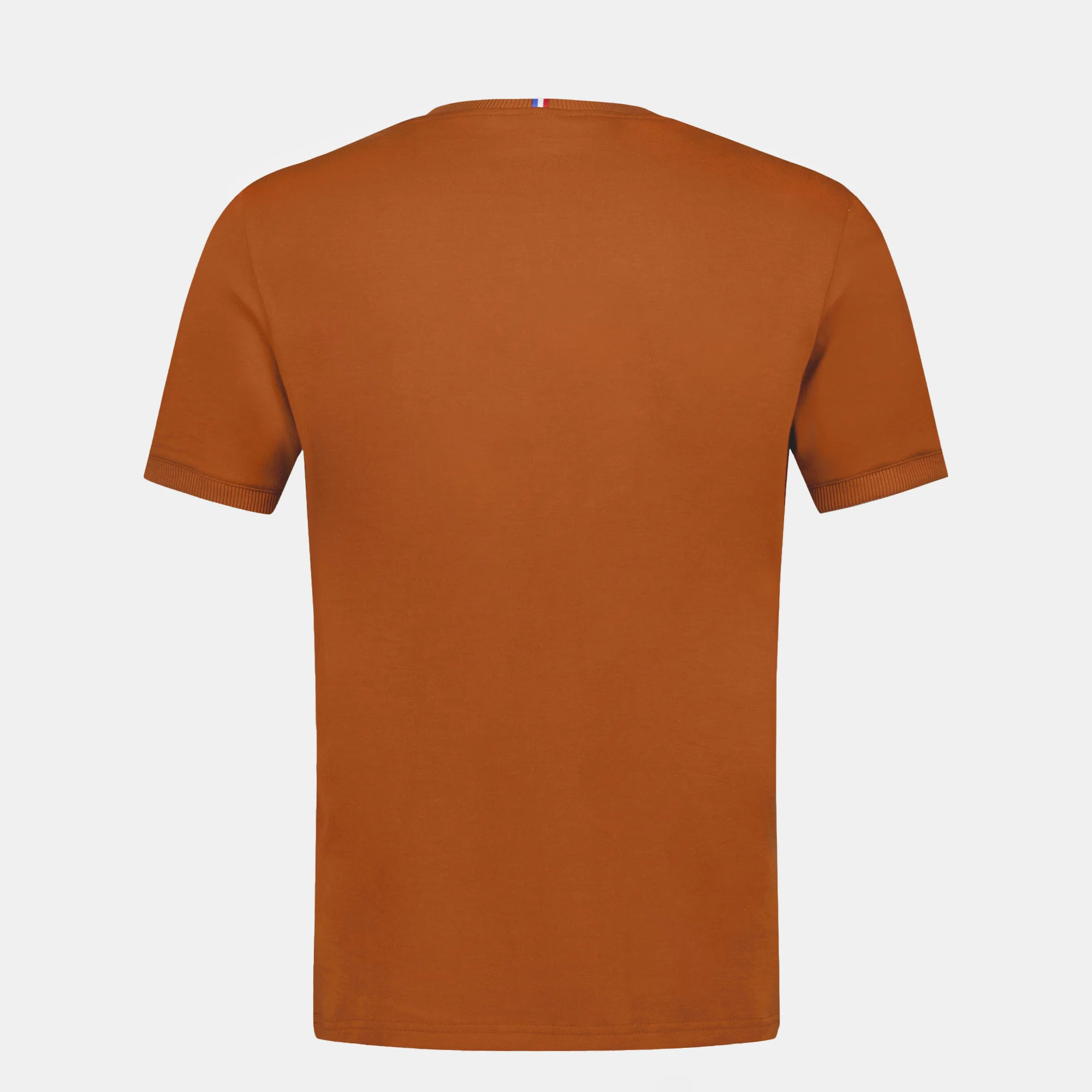 T-shirt Essentiel en jersey de coton avec logo brodé ton sur ton - Image 3